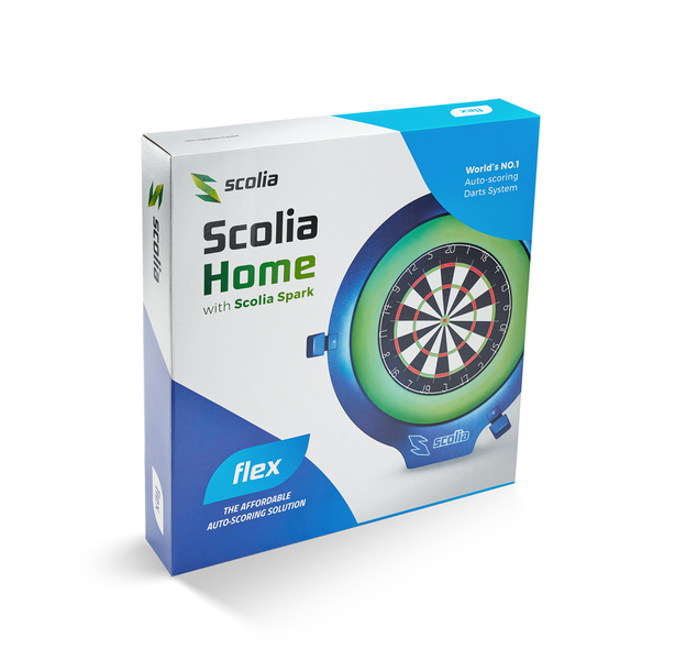 Scolia Home FLEX Spark Bundle | mit Kamera & Beleuchtung | Steeldart Autoscoring-System, 9 image
